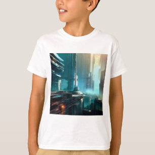 SF Futuristic City 3 T-Shirt