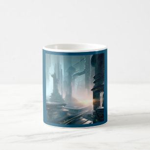 SF Futuristic City 4 Coffee Mug