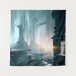 SF Futuristic City 4 Tapestry