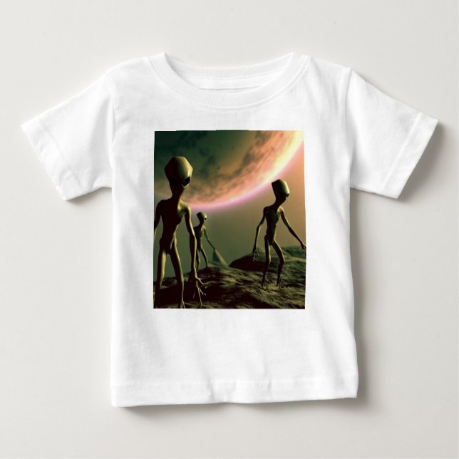 SF Grey Aliens 2 Baby T-Shirt (Front)