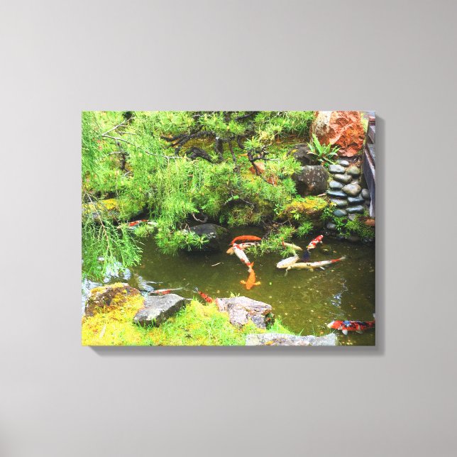 SF Japanese Tea Garden Koi Pond #1 Canvas (Front)