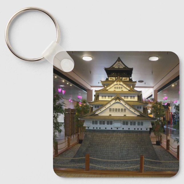 SF Japantown Osaka Castle Replica Keychain (Front)