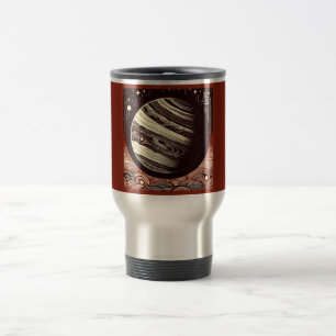 SF Jupiter Woodcut 2 Travel Mug
