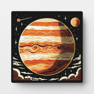 SF Jupiter Woodcut 3 Plaque