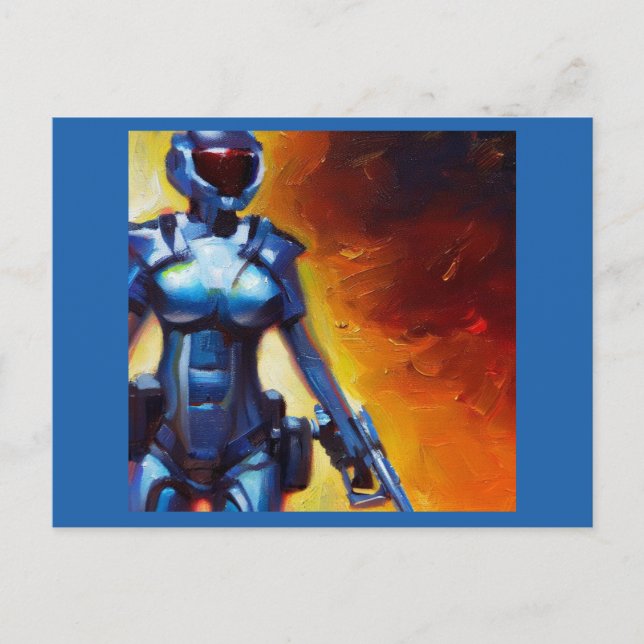 SF - Military Hero 1 Postcard (Front)