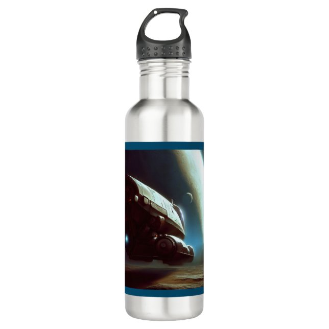 SF Orbiting Spaceship 1 710 Ml Water Bottle (Front)