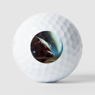 SF Orbiting Spaceship (1) Golf Balls