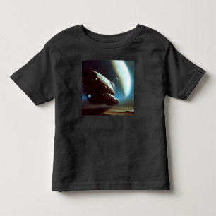 SF Orbiting Spaceship 1 Toddler T-Shirt
