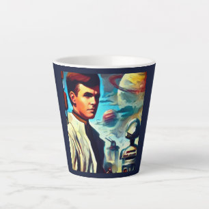SF Pulp Magazine Cover Style 2 Latte Mug