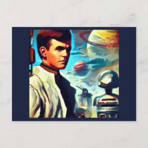 SF Pulp Magazine Cover Style 2 Postcard