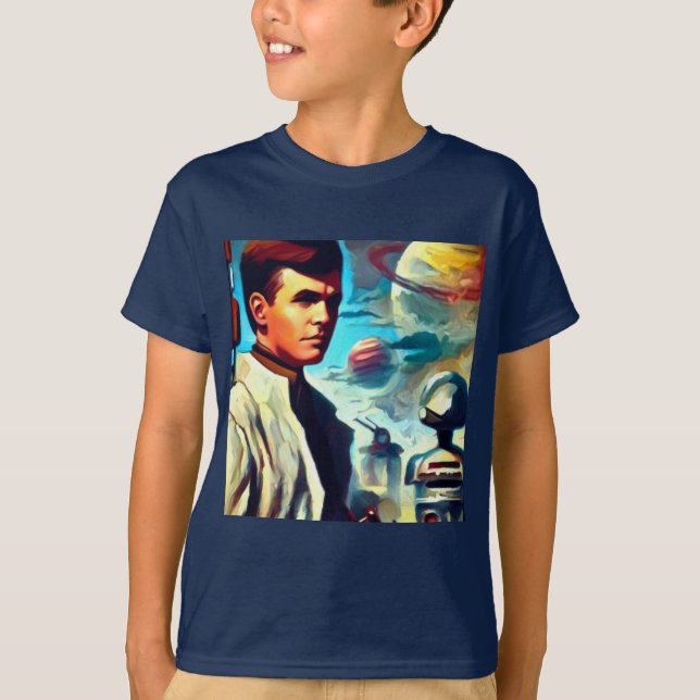 SF Pulp Magazine Cover Style 2 T-Shirt (Front)
