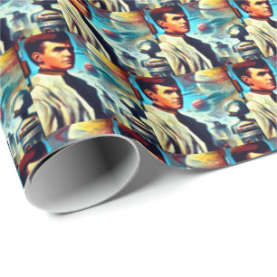 SF Pulp Magazine Cover Style 2 Wrapping Paper