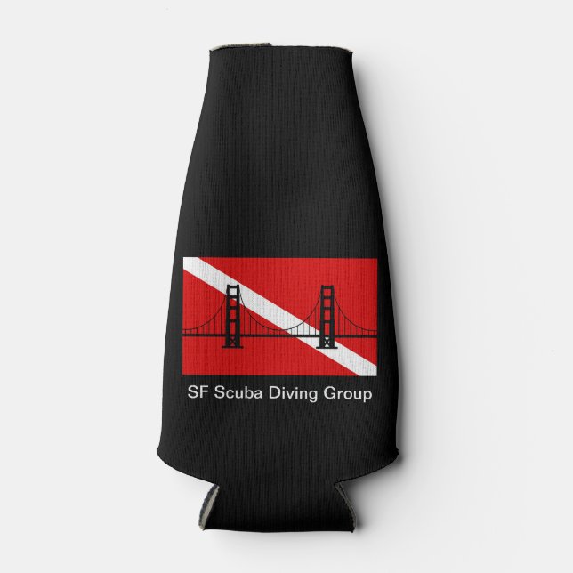 SF Scuba Diving Group bottle cooler (Front)