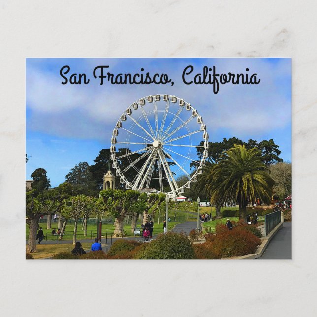 SF SkyStar Observation Wheel #1 Postcard (Front)
