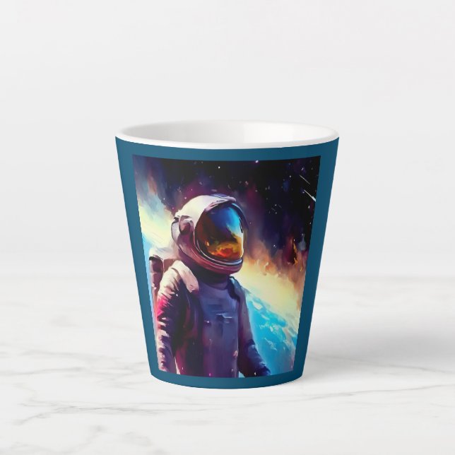 SF Space Hero 1 Latte Mug (Front)