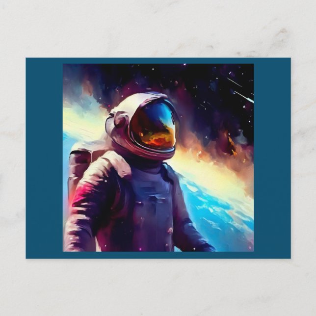 SF Space Hero 1 Postcard (Front)