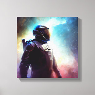 SF Space Hero 3 Canvas Print