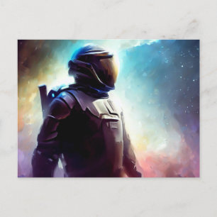 SF Space Hero 3 Postcard