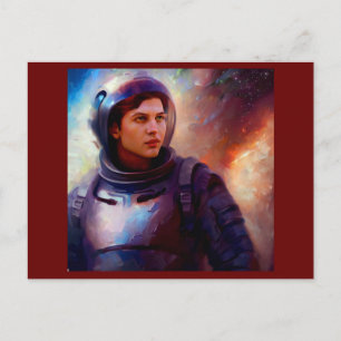 SF Space Hero 4 Postcard