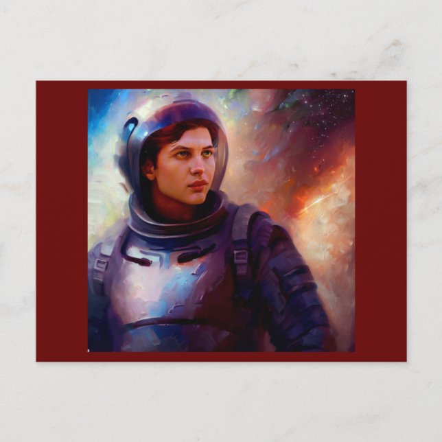 SF Space Hero 4 Postcard (Front)