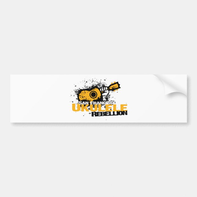 sf Ukulele Logo Bumper Sticker (Front)