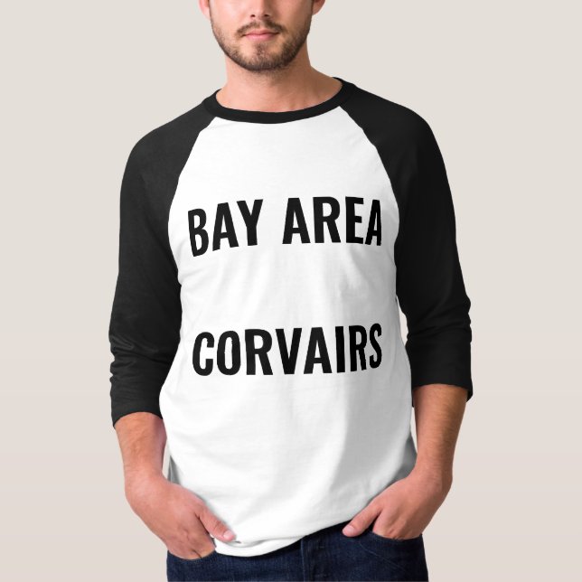 SFBA CORSA Bay Area Corvairs Softball T T-Shirt (Front)