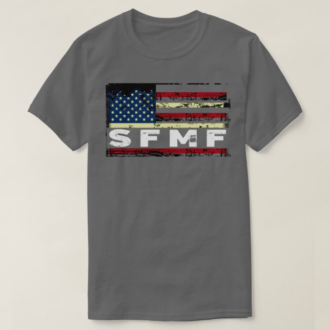 SFMF Motivated Military Slang Patriot  T-Shirt (Design Front)