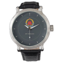 SFR Yugoslavia State Emblem on a Midnight Dial
