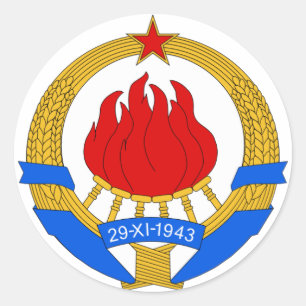 SFRJ CLASSIC ROUND STICKER