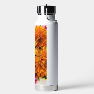 SFS Stainless Steel Water Bottle with Straw