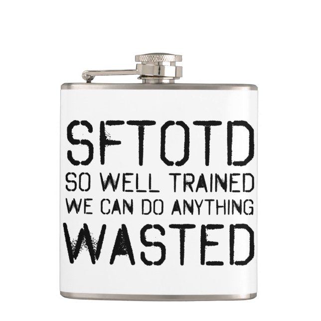 SFTOTD Wasted Flask (Front)