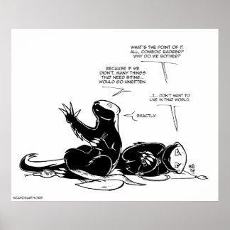 SFWA Honey Badgers: Sad Unbitten Things Poster