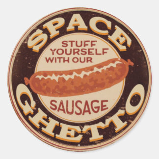 SG_Sausage Classic Round Sticker