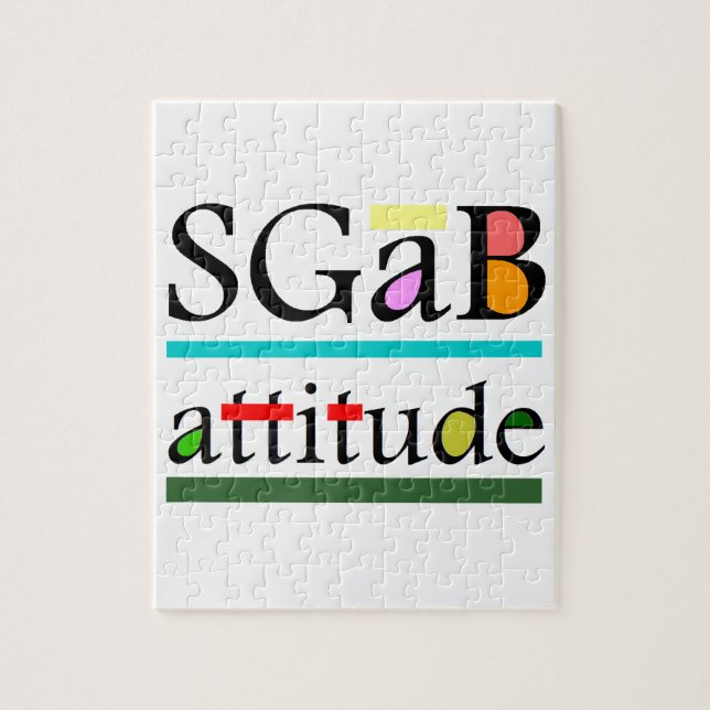 Sgab attitude jigsaw puzzle (Vertical)