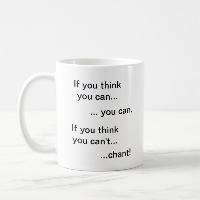 SGI Buddhist Inspirational Mug (Left)