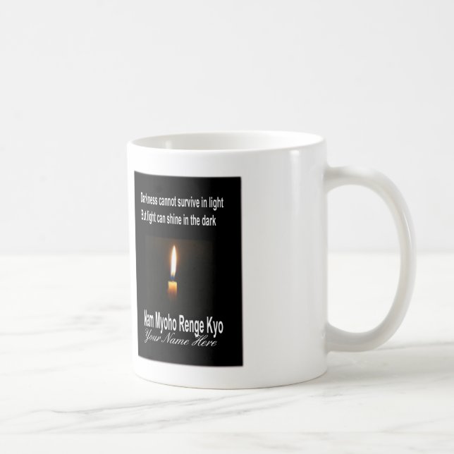 SGI Buddhist Mug - Words of Encouragement (Right)