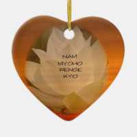 SGI Buddhist Ornament: Lotus "Nam Myoho Renge Kyo"