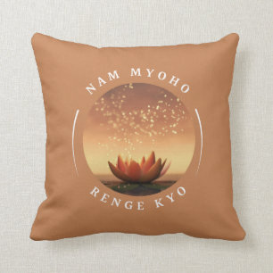 SGI Buddhist Throw Pillow - Nam Myoho Renge Kyo