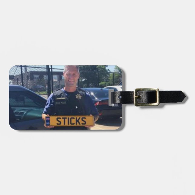 Sgt. Sean C. Larkin Luggage Tag (Front Horizontal)