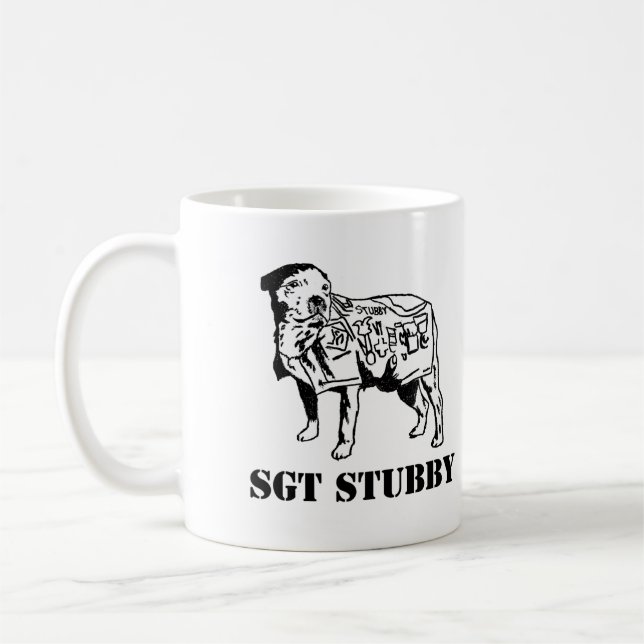 SGT STUBBY COFFEE MUG (Left)
