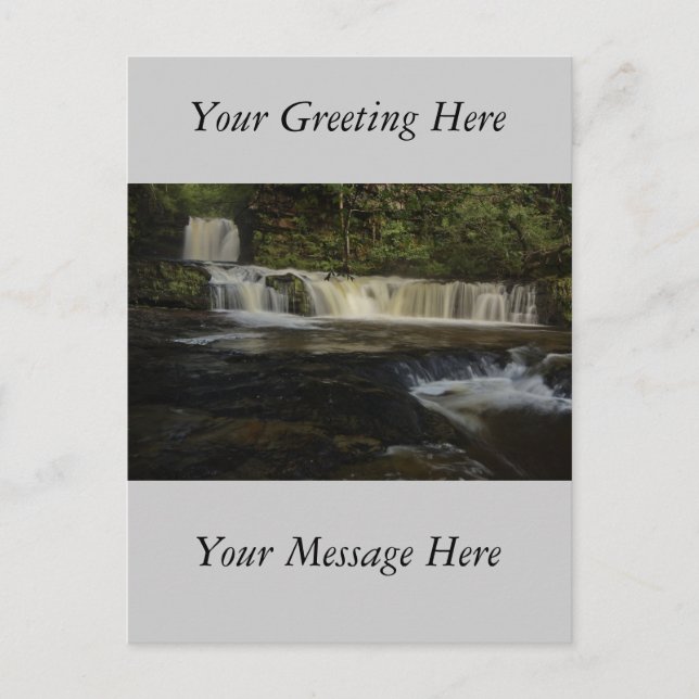 Sgwd Ddwli Waterfall Postcard (Front)