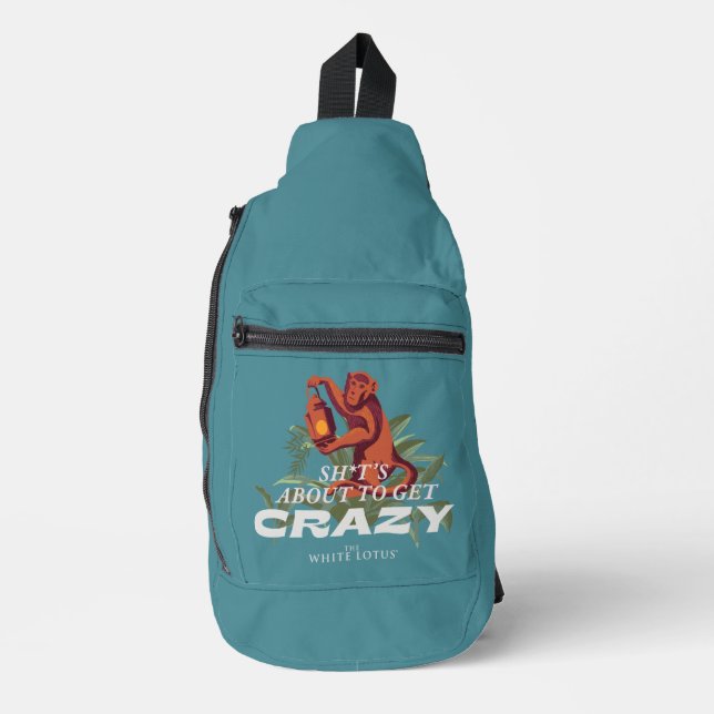 Sh*t's About to Get Crazy - The White Lotus Sling Bag (Front)