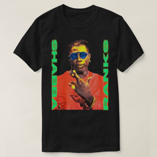 Shabba Ranks  Vintage   T-Shirt (Design Front)