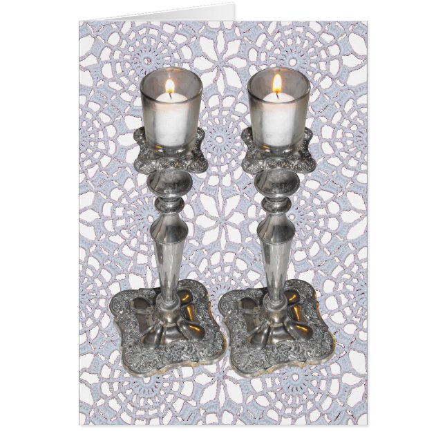 Shabbat Candles (Front)