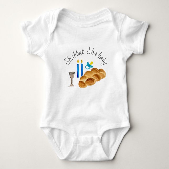 Shabbat Sha'Baby Bodysuit (Front)