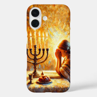 Shabbat shalom iPhone 16 case