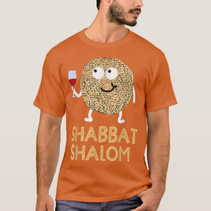 Shabbat Shalom Shirt Funny Matzo Face Happy Passov