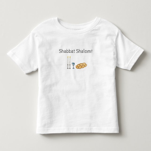 Shabbat Sketch T-Shirt (Front)
