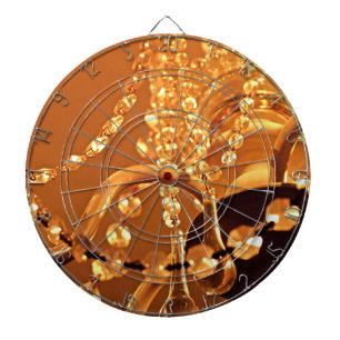 Shabby-Chandelier-Bling-3-Gold DART BOARD