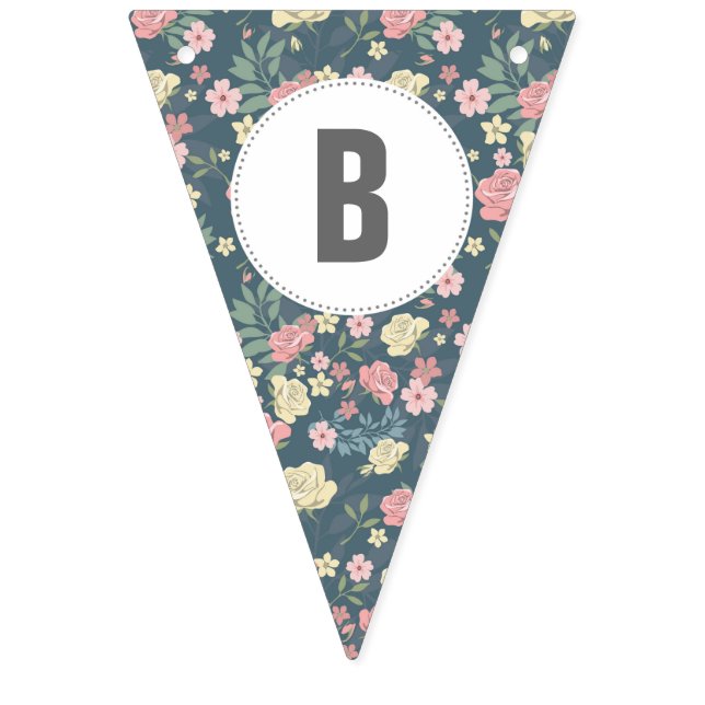 Shabby Chic Baby Shower Banner (Third Flag)